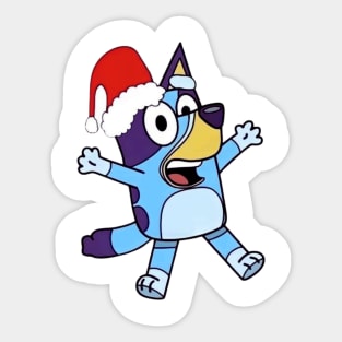 christmas bluey Sticker